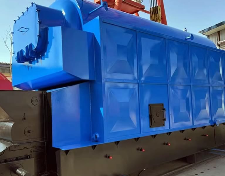 6-ton DZL6-1.25-SCI chain biomass boiler exported to Vietnam