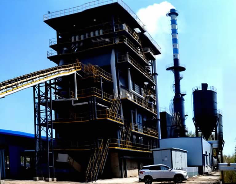 Liumu Thermal Power (Shandong) Co., Ltd. 50 ton biomass boiler